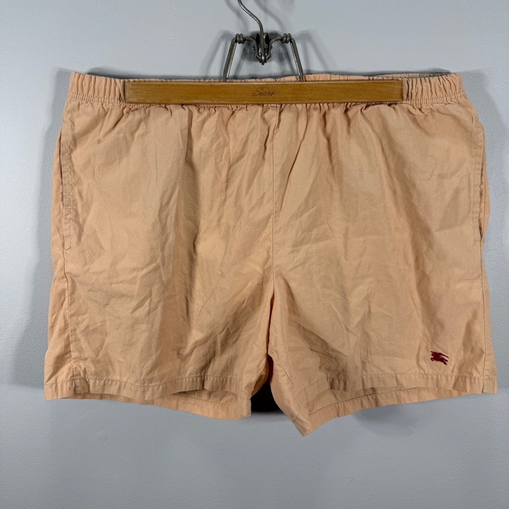 Vintage Burberry Swim Trunks Peach Size XL